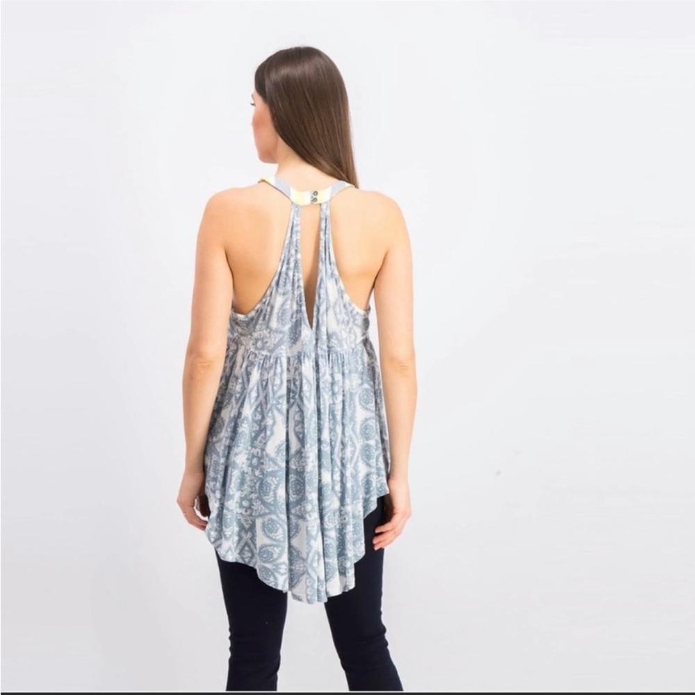 Free People Flowy Paisley Top - Picture 3 of 10